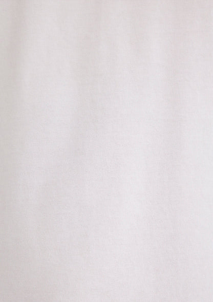 Crew Neck White Basic T-Shirt