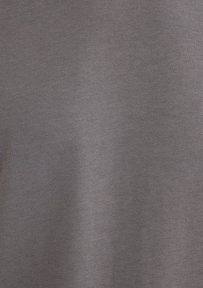Crew Neck Basic Gray T-Shirt