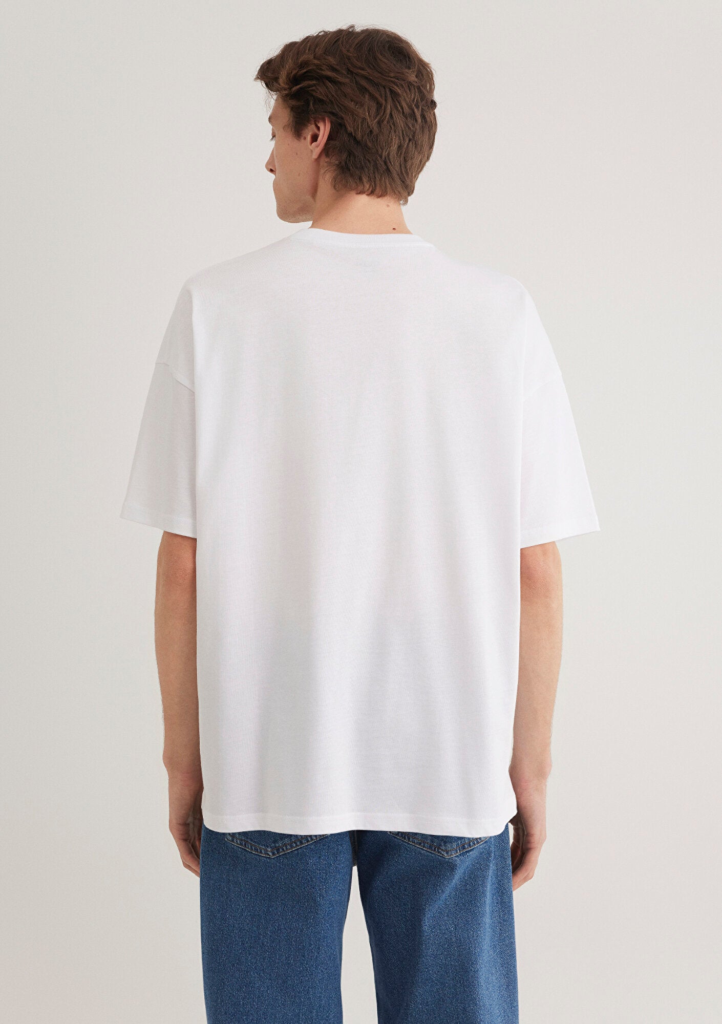 Miav Printed White Oversize T-Shirt