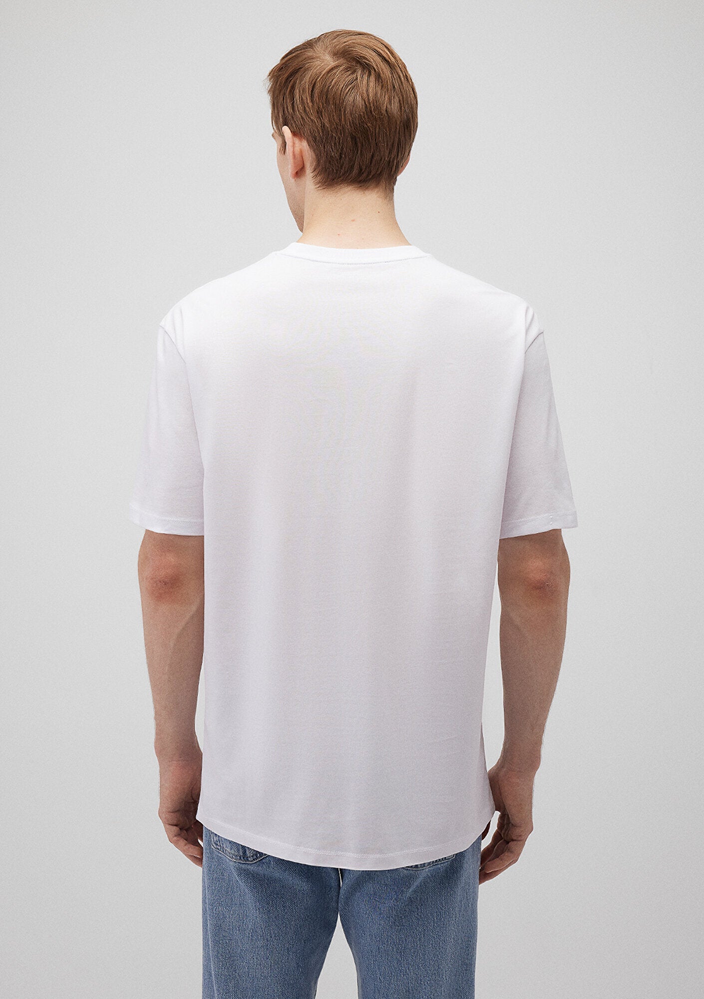 Mavi Logo Printed White T-Shirt