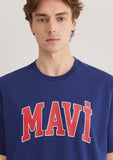 Mavi Logo Printed Navy T-Shirt