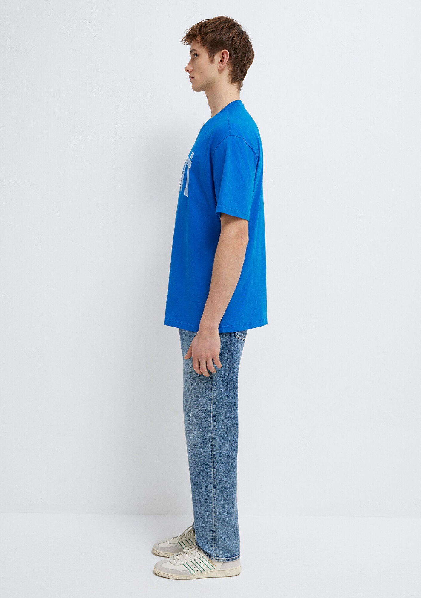 Mavi Logo Printed Blue T-Shirt