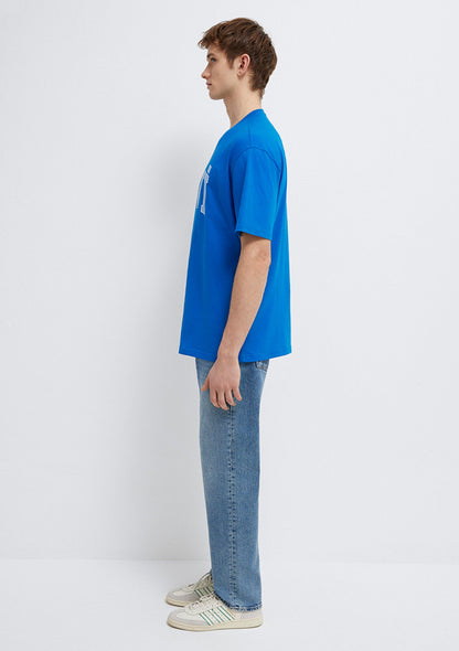 Mavi Logo Printed Blue T-Shirt