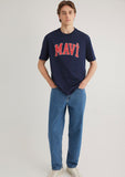 Mavi Logo Printed Navy T-Shirt