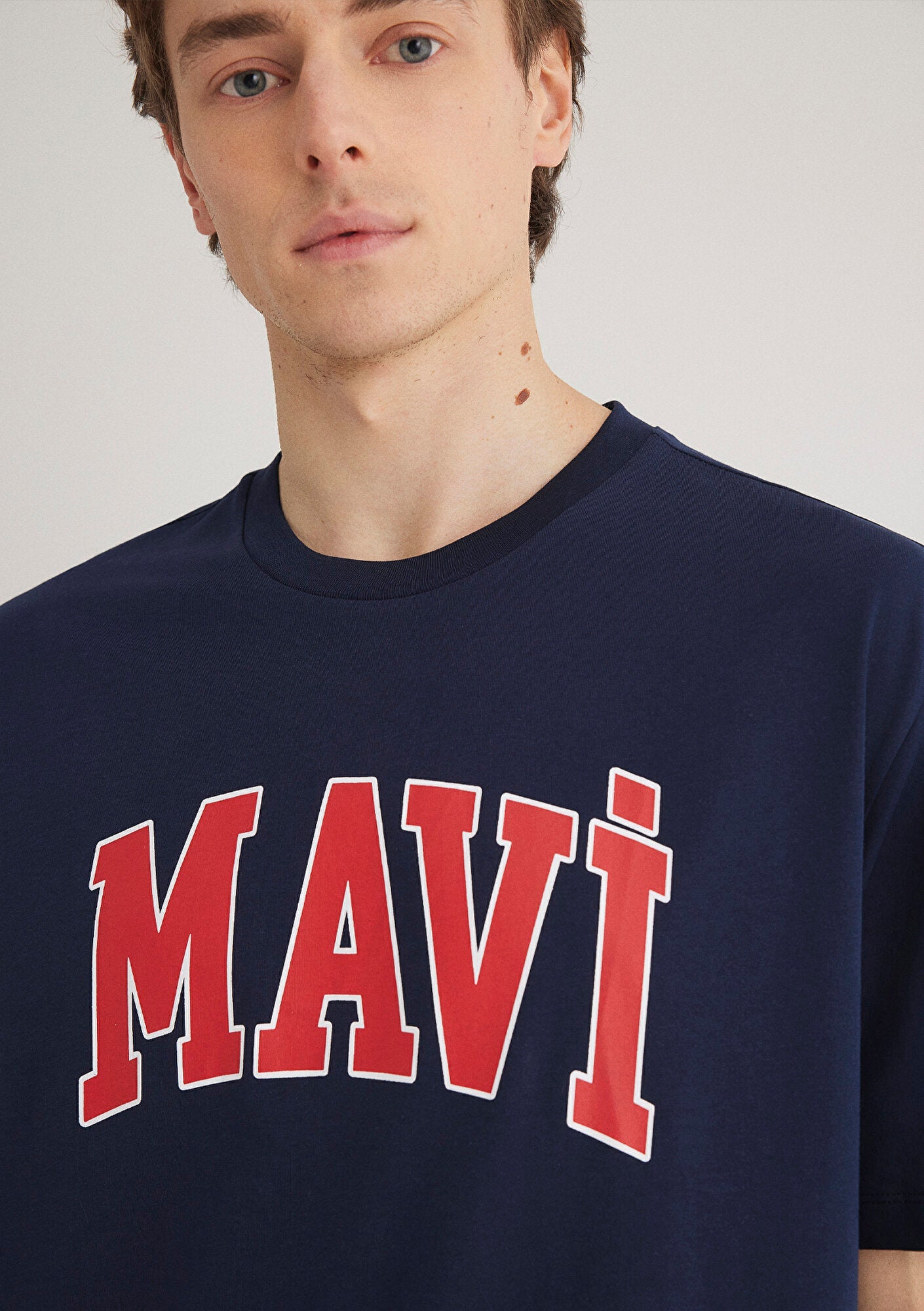 Mavi Logo Printed Navy T-Shirt