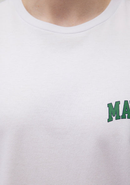 Mavi Logo Printed White T-Shirt