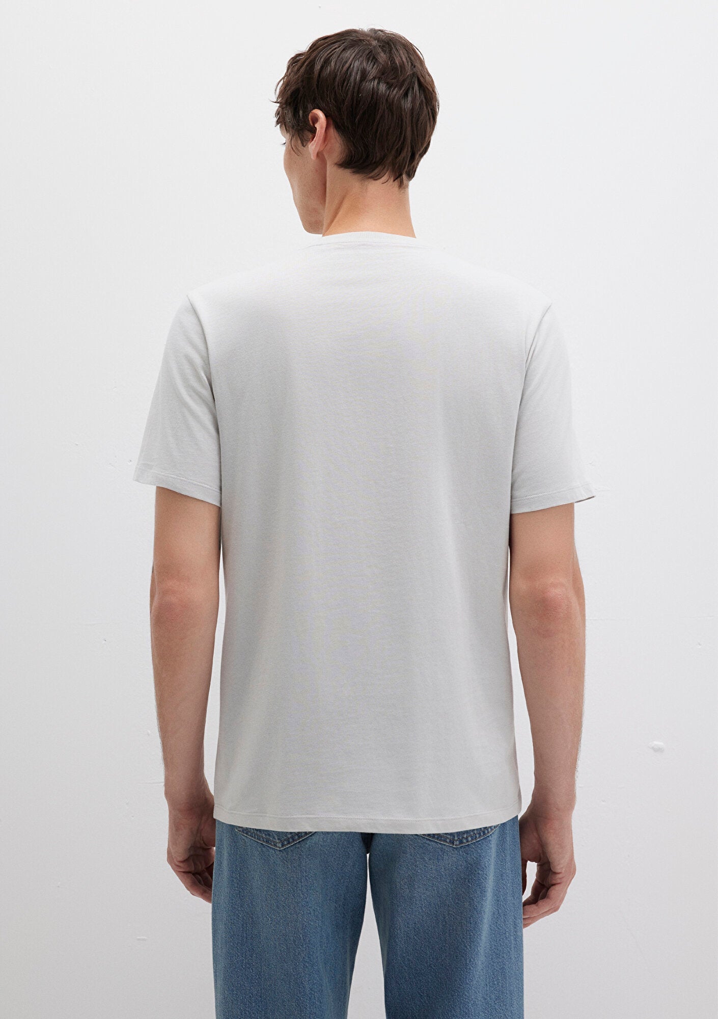 Mavi Logo Printed Grey T-Shirt