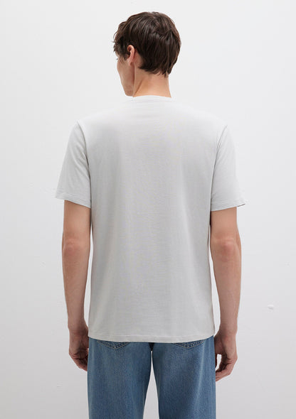 Mavi Logo Printed Grey T-Shirt