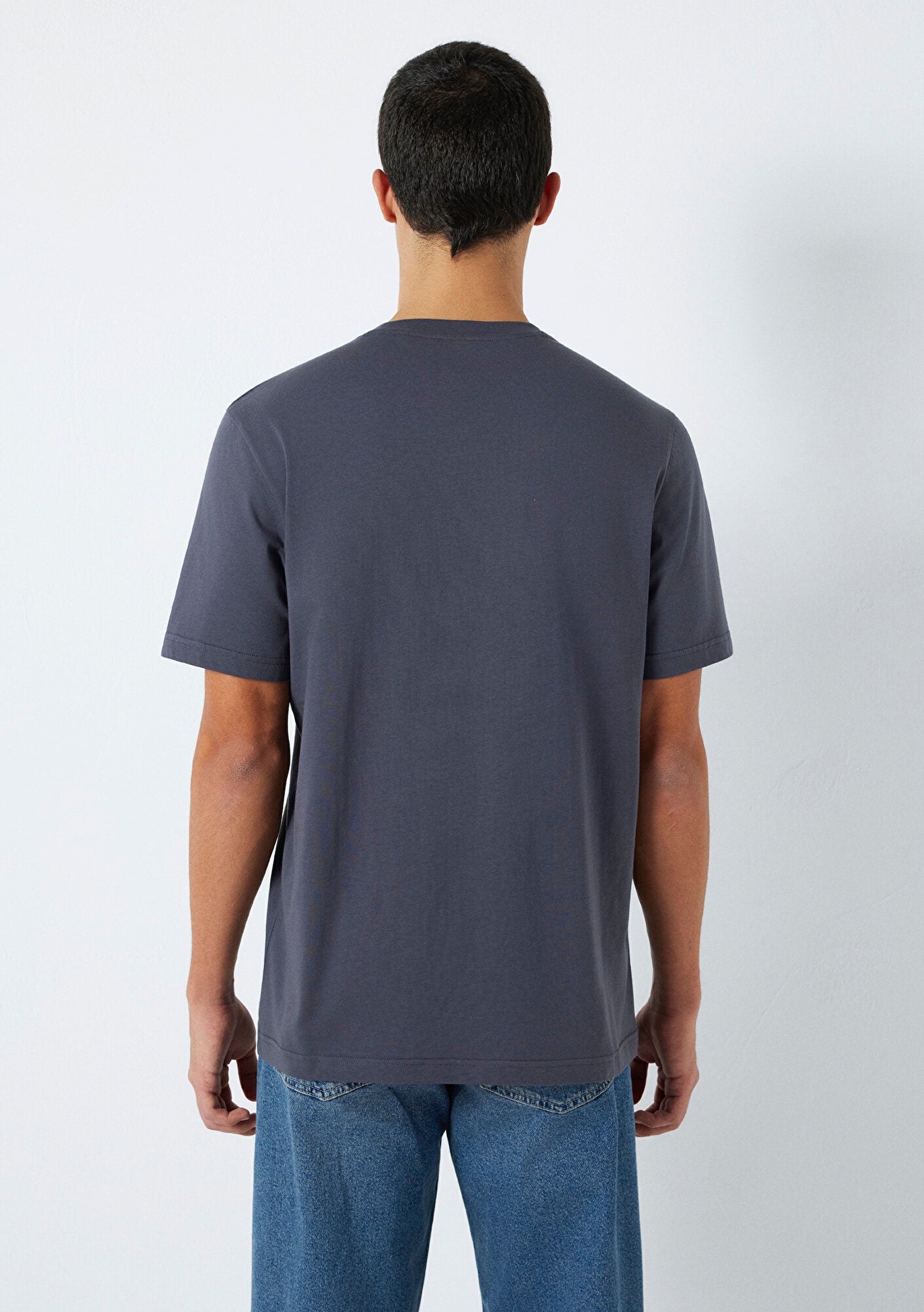 Mavi Logo Printed Grey T-Shirt