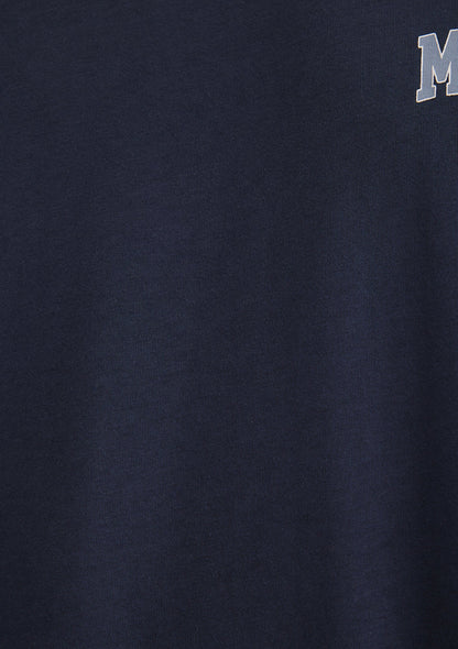 Mavi Logo Printed Navy T-Shirt