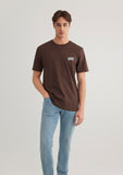 Mavi Logo Printed Brown T-Shirt