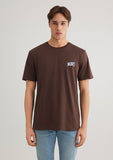 Mavi Logo Printed Brown T-Shirt
