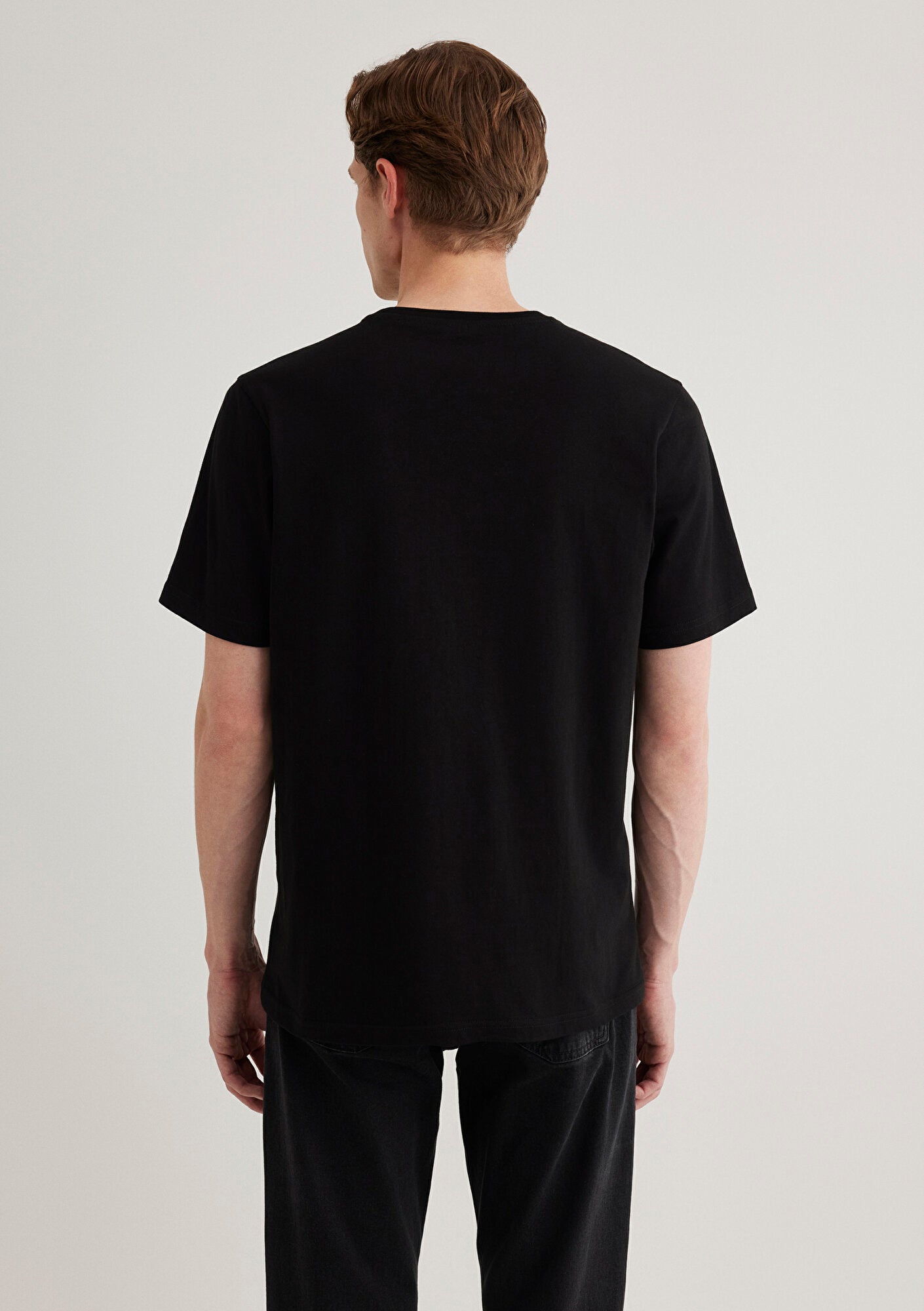 Mavi Logo Printed Black T-Shirt