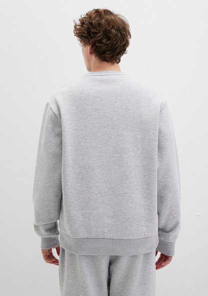 Mavi Logo Printed Grey Sweatshirt