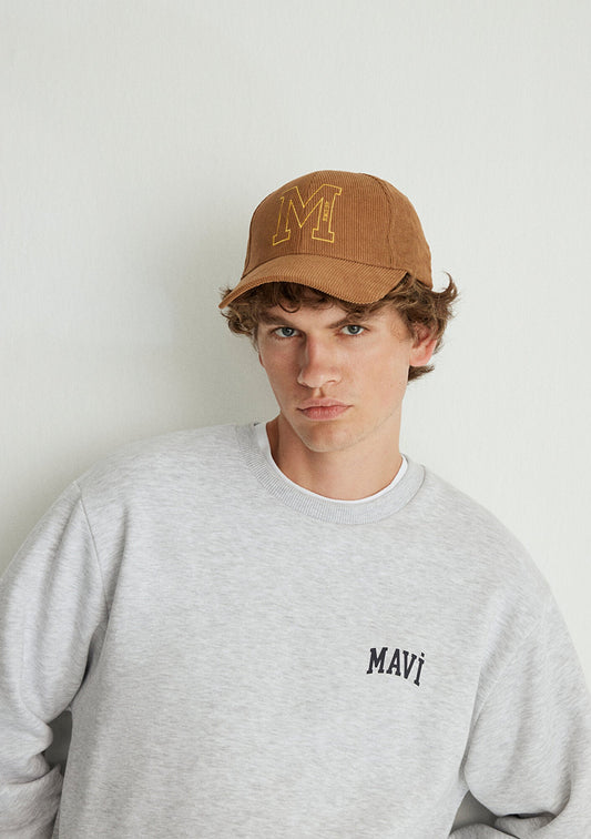 Mavi Logo Printed Grey Sweatshirt