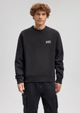 Mavi Logo Printed Black Sweatshirt