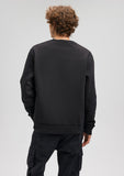 Mavi Logo Printed Black Sweatshirt