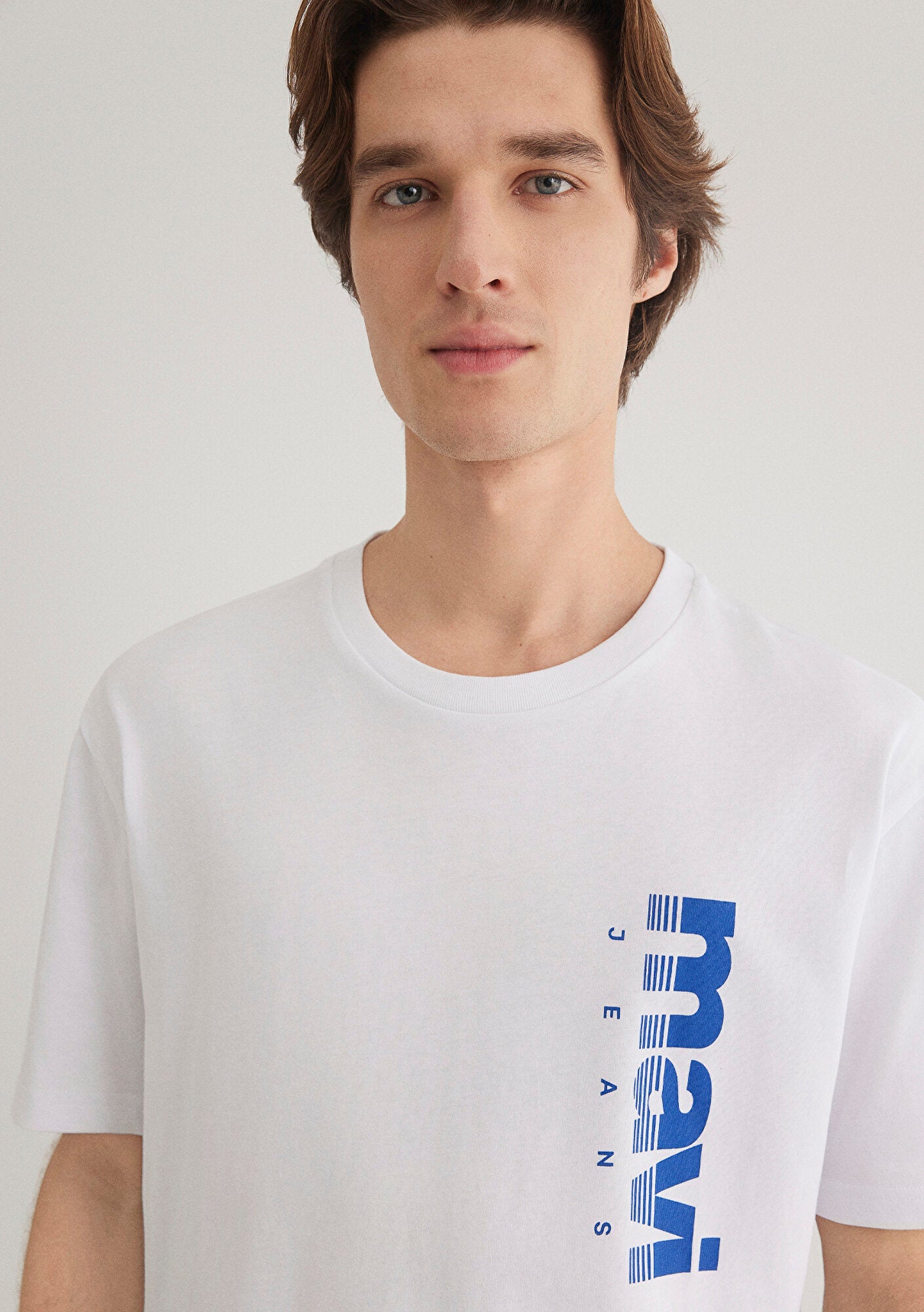 Mavi Jeans Printed White T-Shirt