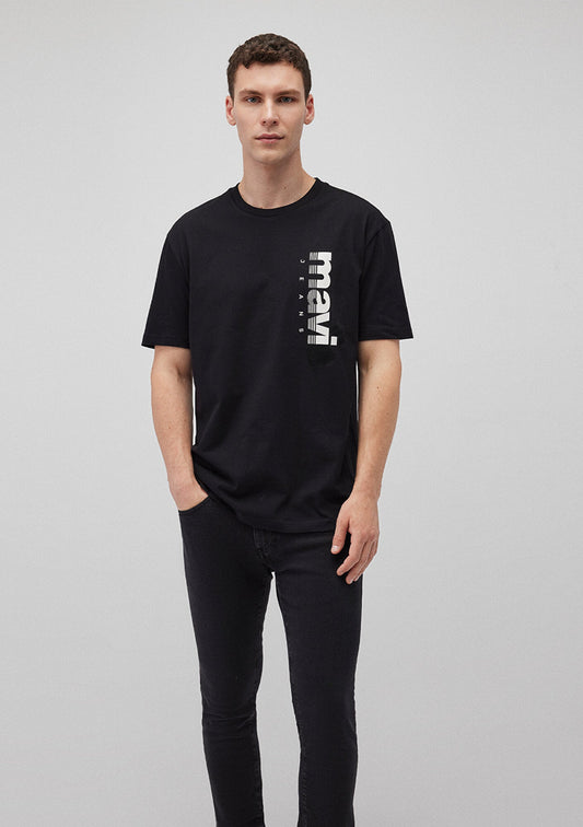 Mavi Jeans Printed Black T-Shirt
