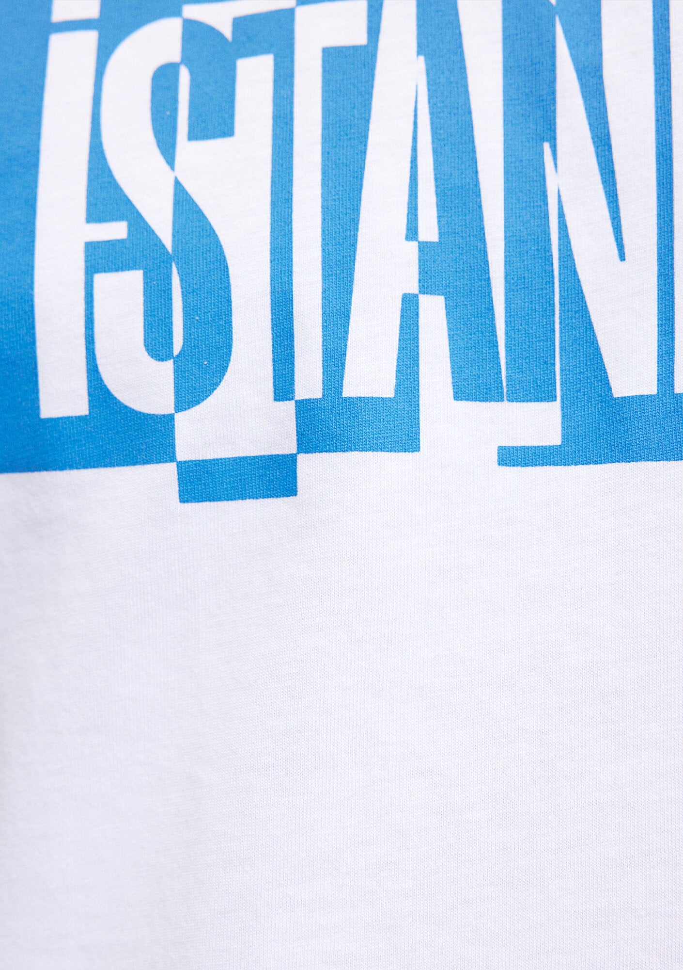 İstanbul Printed White T-Shirt