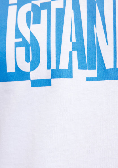 İstanbul Printed White T-Shirt