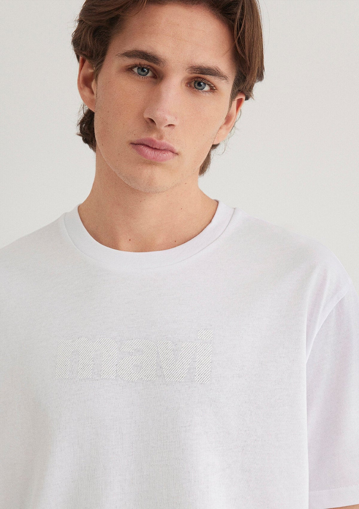 Mavi Logo Printed White T-Shirt