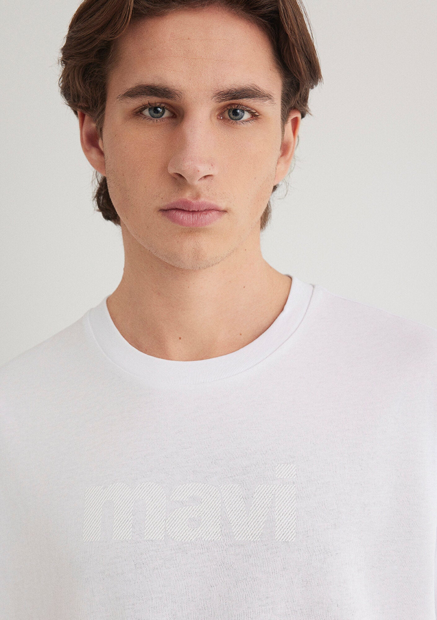 Mavi Logo Printed White T-Shirt