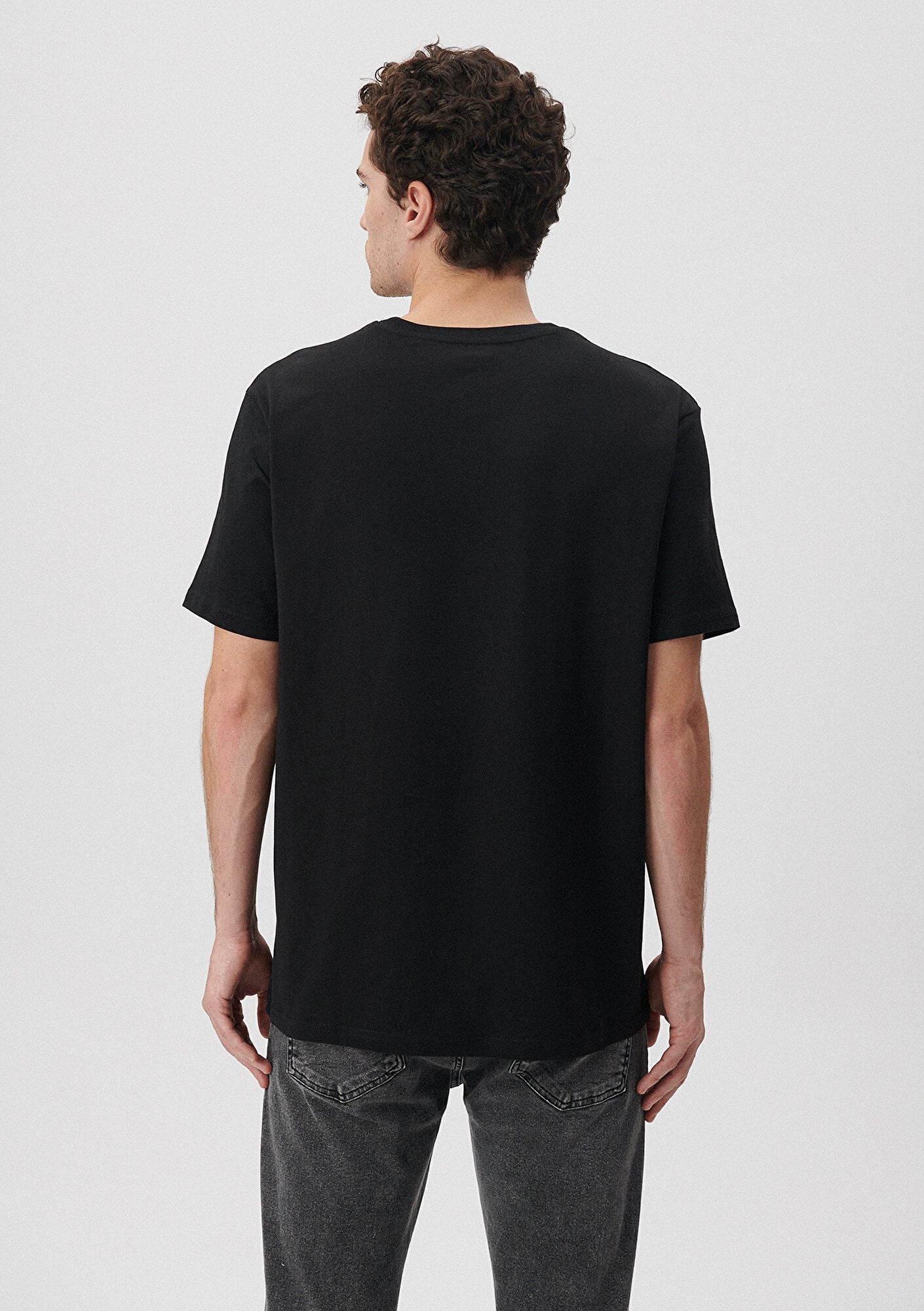 Mavi Logo Printed Black T-Shirt