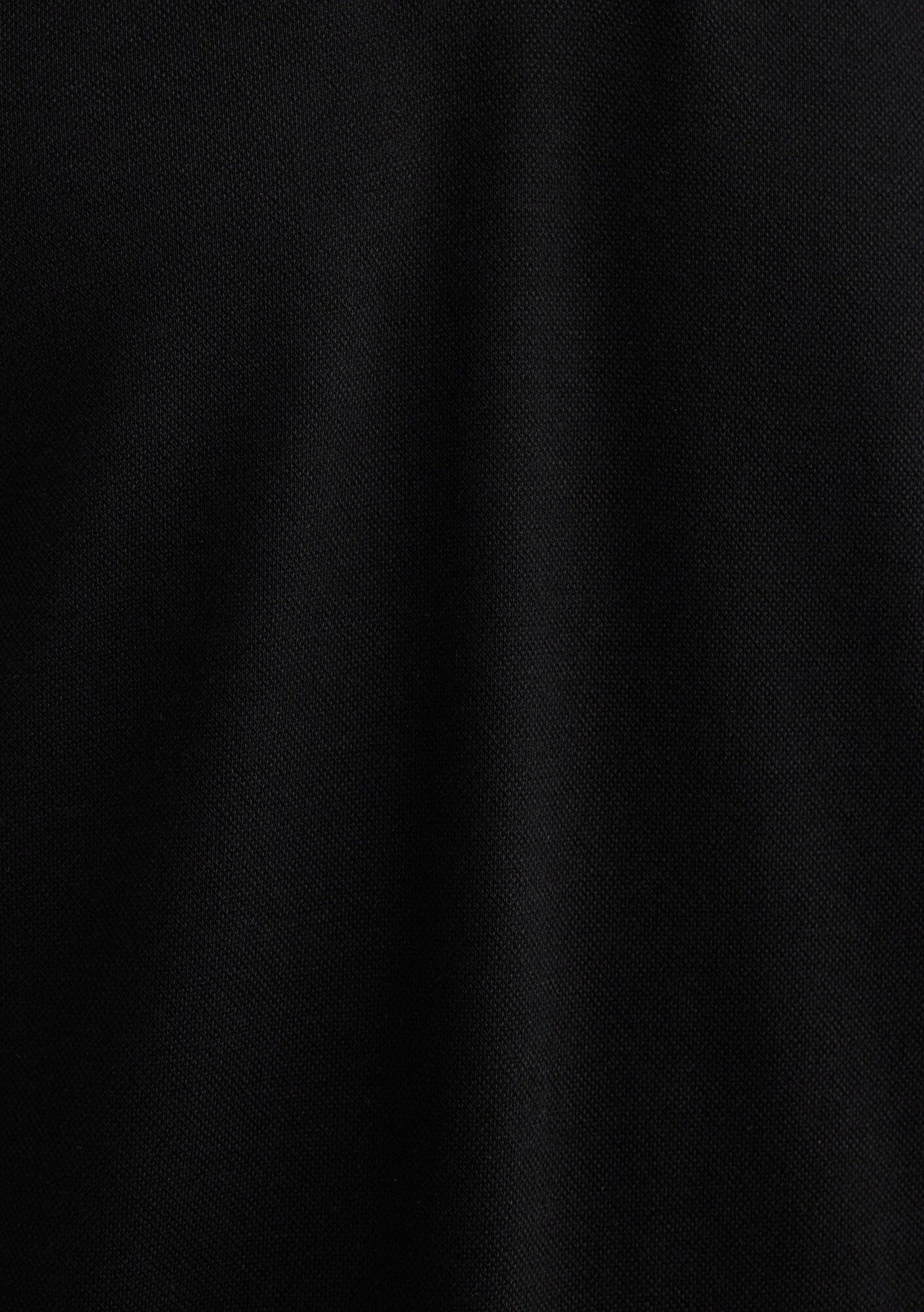 Black Tencel TM Polo T-Shirt