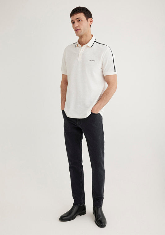 Mavi Black White Polo T-Shirt