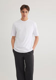 Crew Neck White Basic T-Shirt