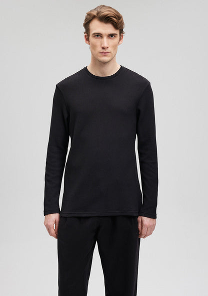 Crew Neck Black Basic T-Shirt