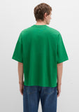 Crew Neck Greem Basic T-Shirt
