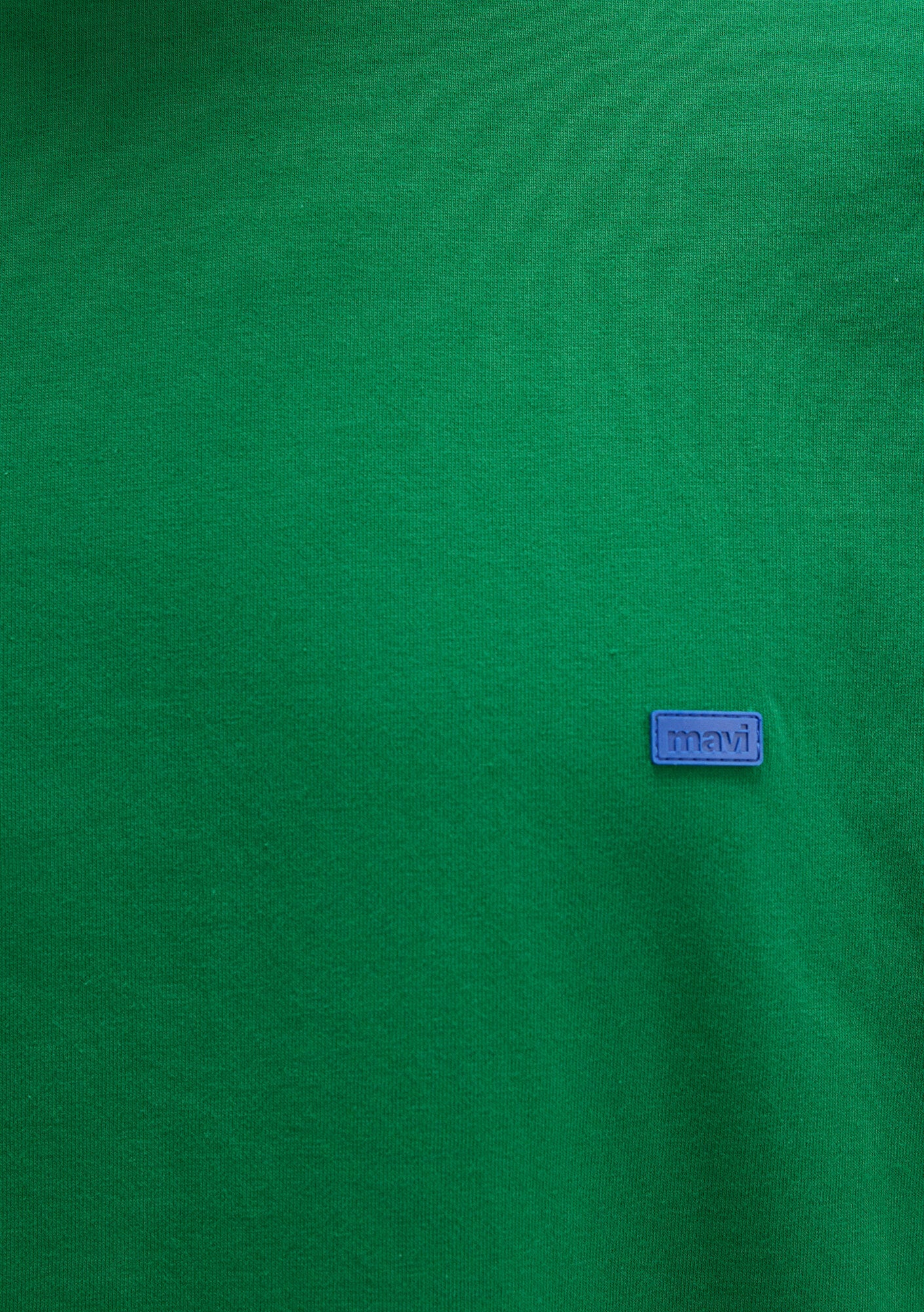 Crew Neck Greem Basic T-Shirt