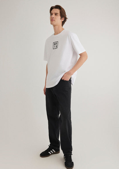 MVTR Printed White T-Shirt