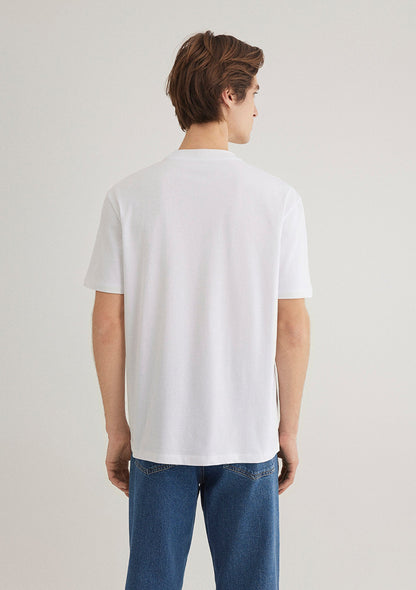 Mavi Logo Printed White T-Shirt