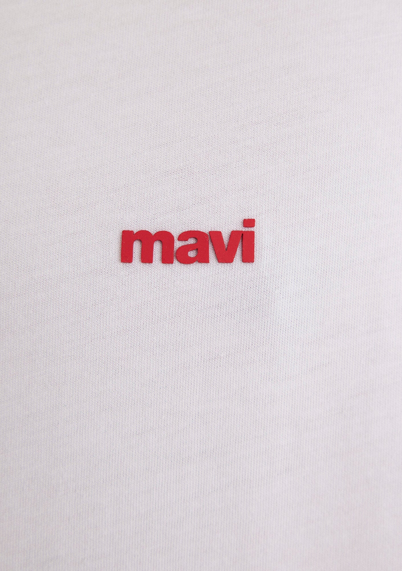 Mavi Logo Printed White T-Shirt