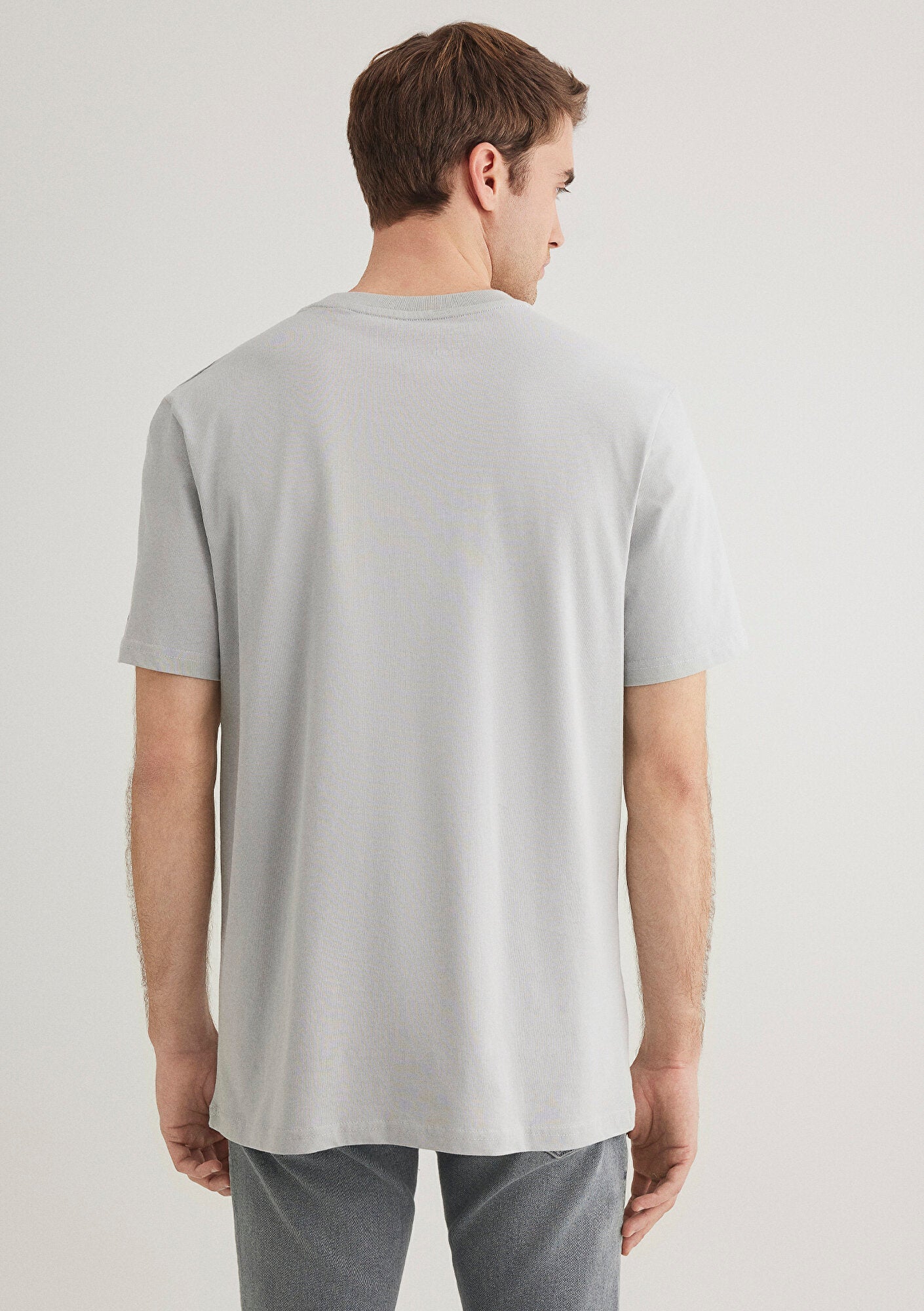 Mavi Istanbul Printed Grey T-Shirt