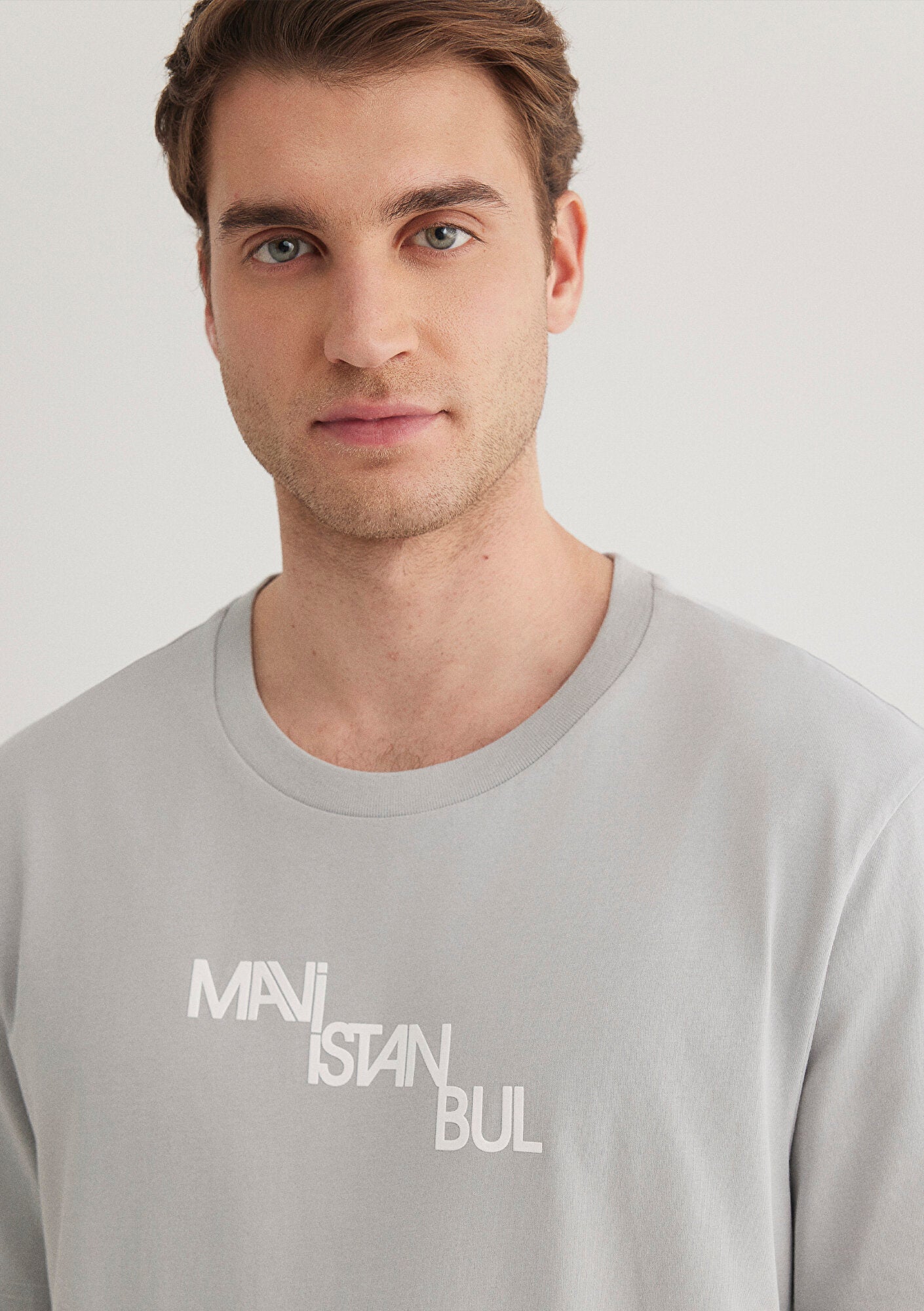 Mavi Istanbul Printed Grey T-Shirt