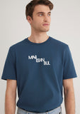 Istanbul Printed Navy T-Shirt