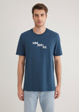 Istanbul Printed Navy T-Shirt