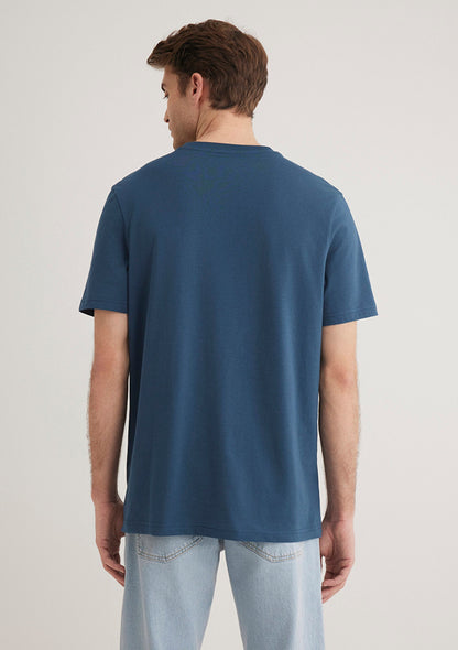 Istanbul Printed Navy T-Shirt