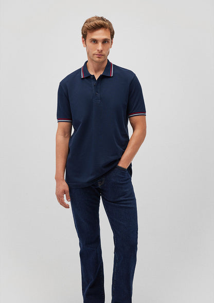 Navy Polo T-Shirt