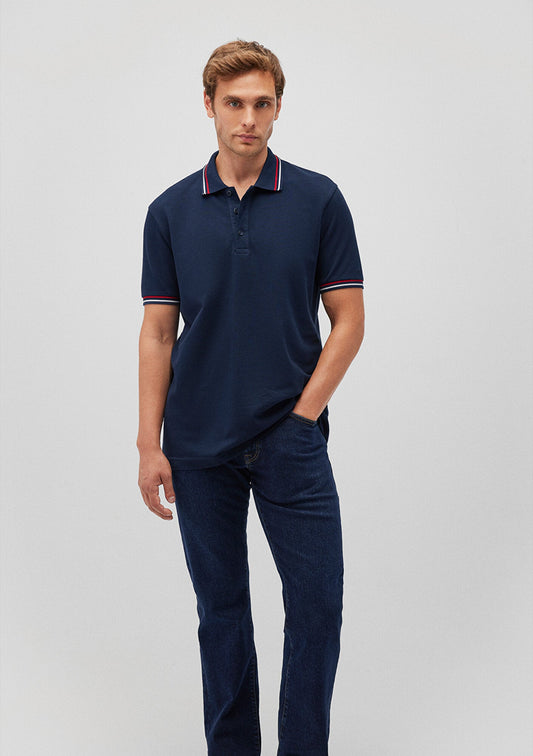 Navy Polo T-Shirt