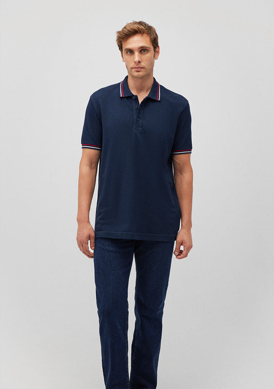 Navy Polo T-Shirt