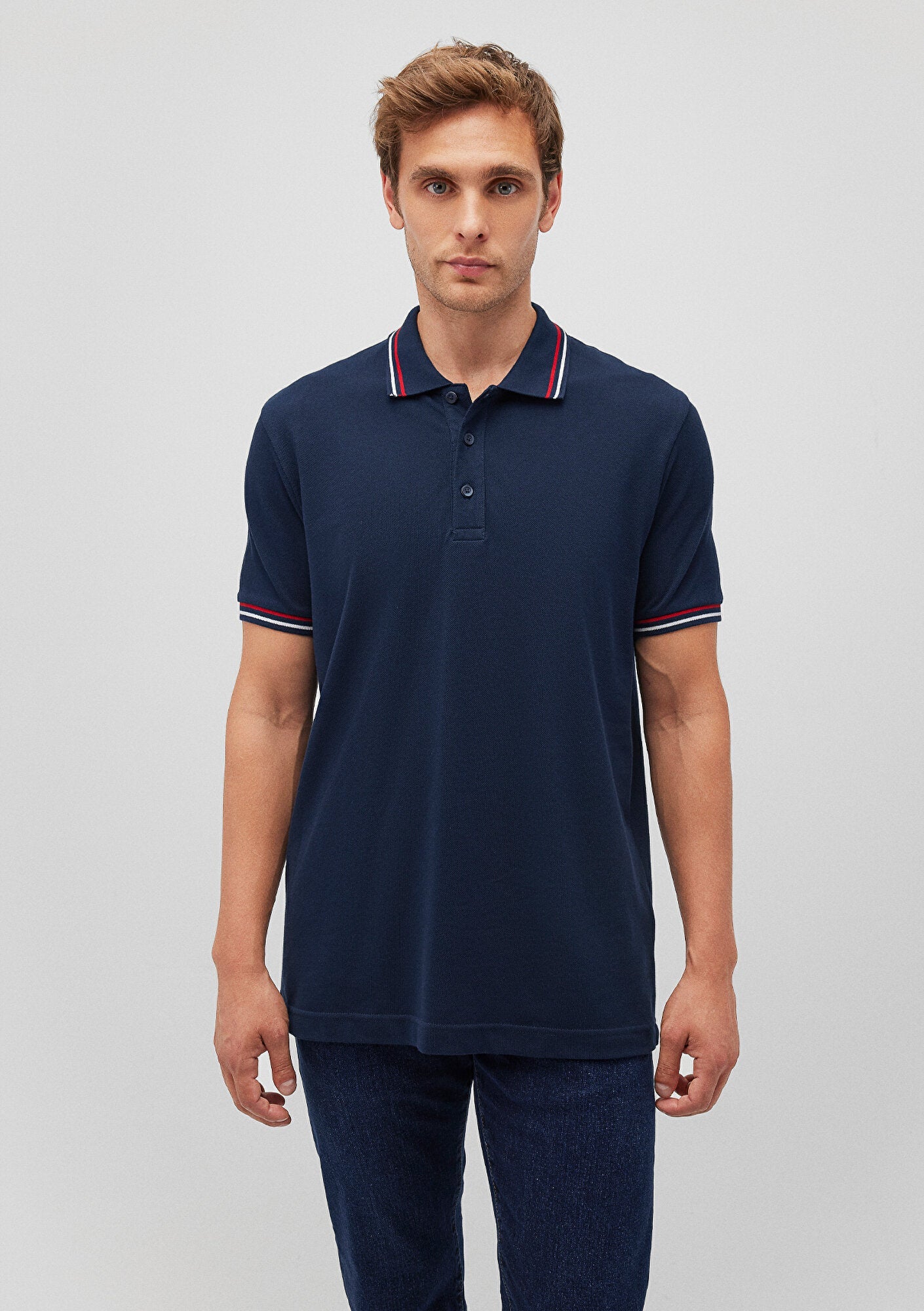 Navy Polo T-Shirt
