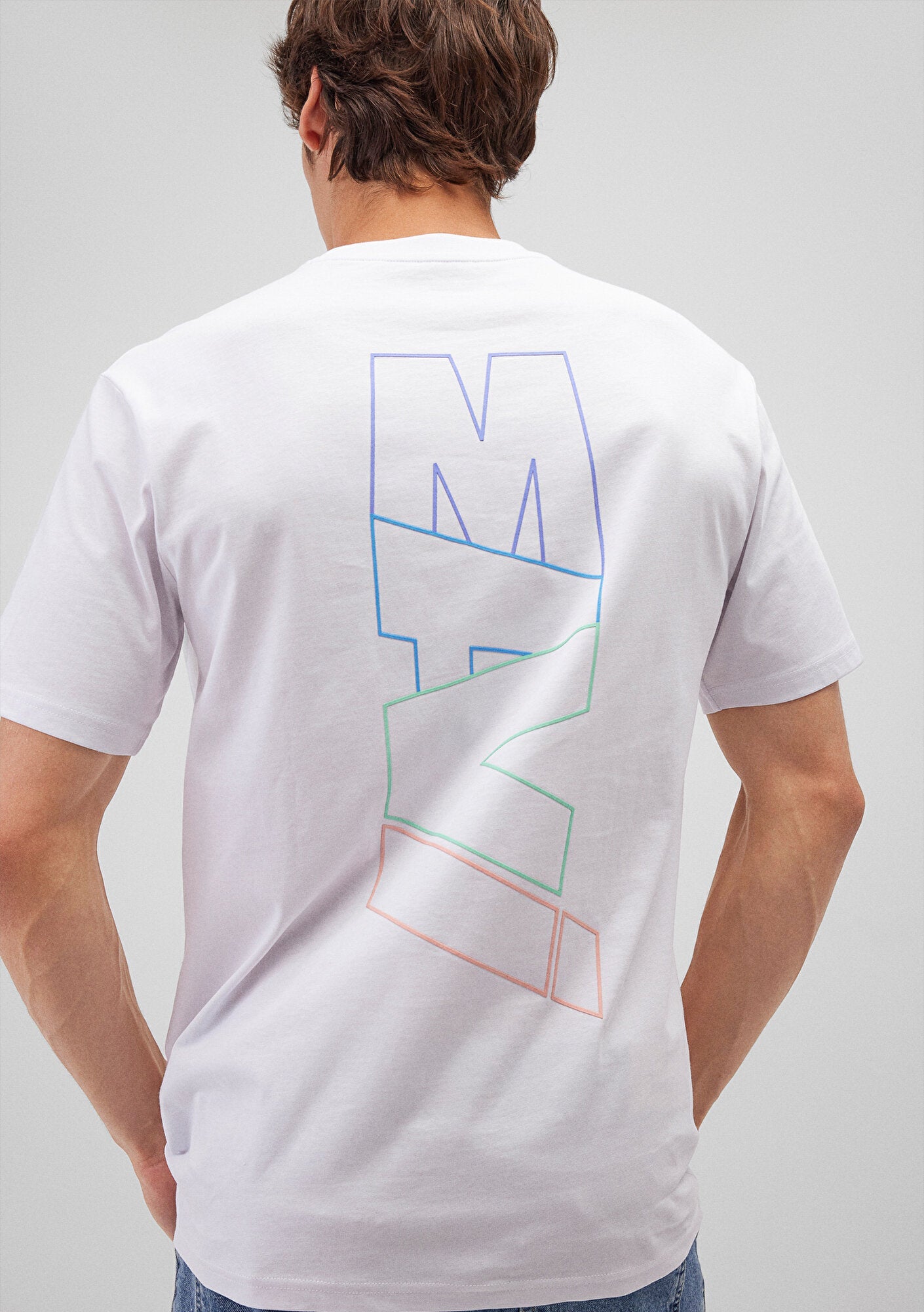 Mavi Logo Printed White T-Shirt