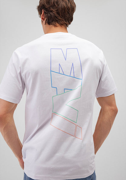 Mavi Logo Printed White T-Shirt