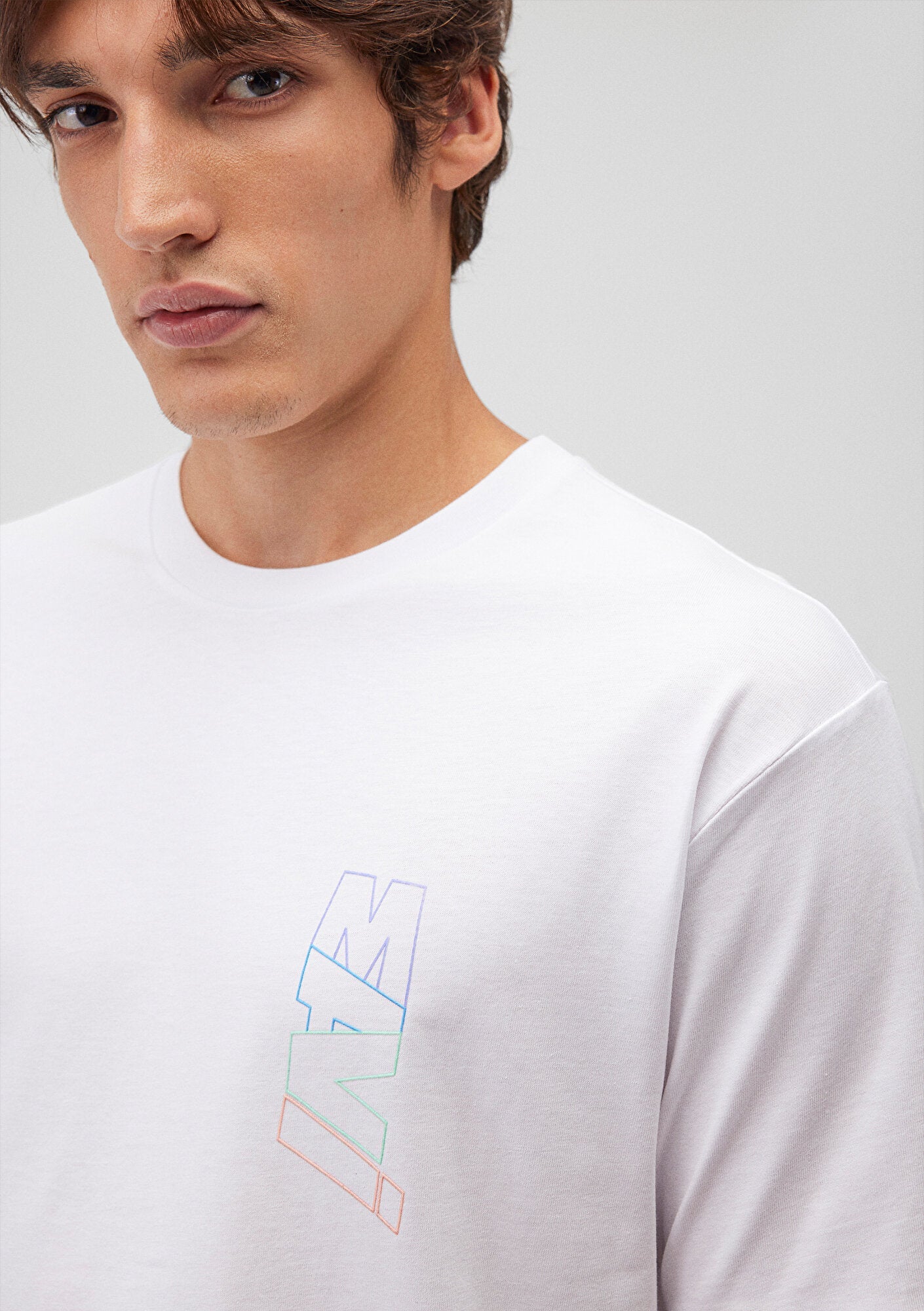 Mavi Logo Printed White T-Shirt