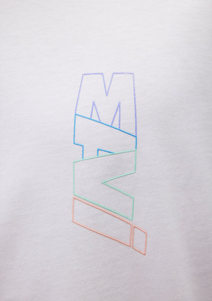 Mavi Logo Printed White T-Shirt